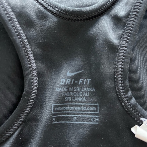 Nike Pro Dri-FIT Black Sports Bra Size Small - Picture 3 of 4